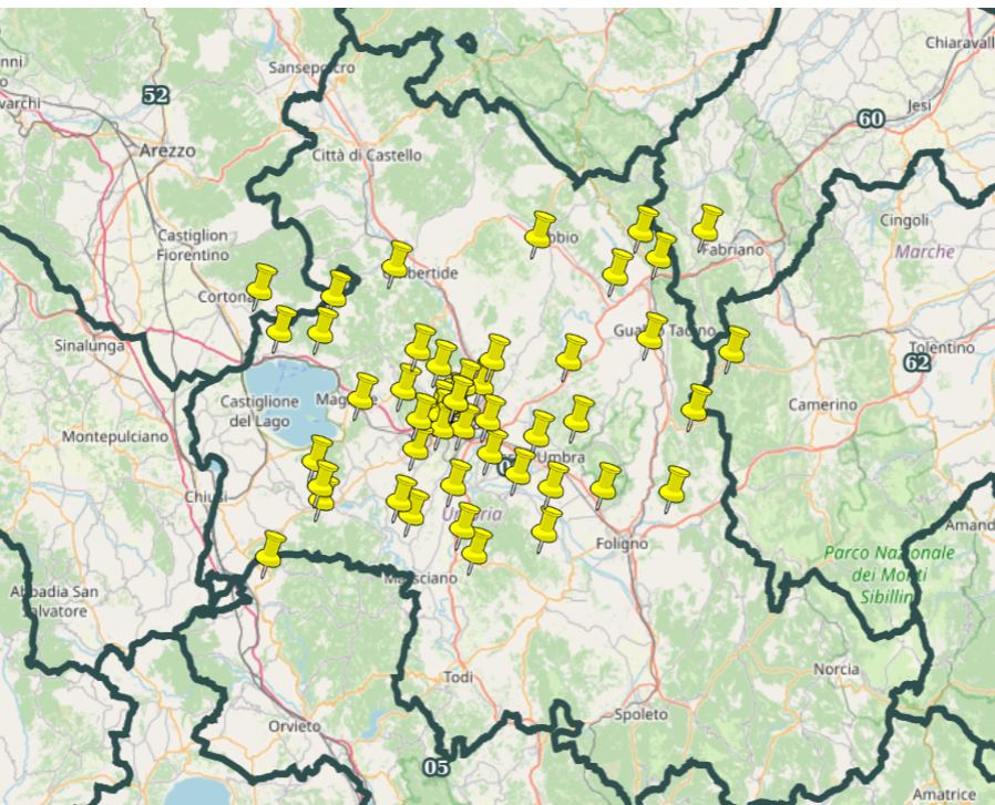 Mappe geografiche con la tua pubblicità